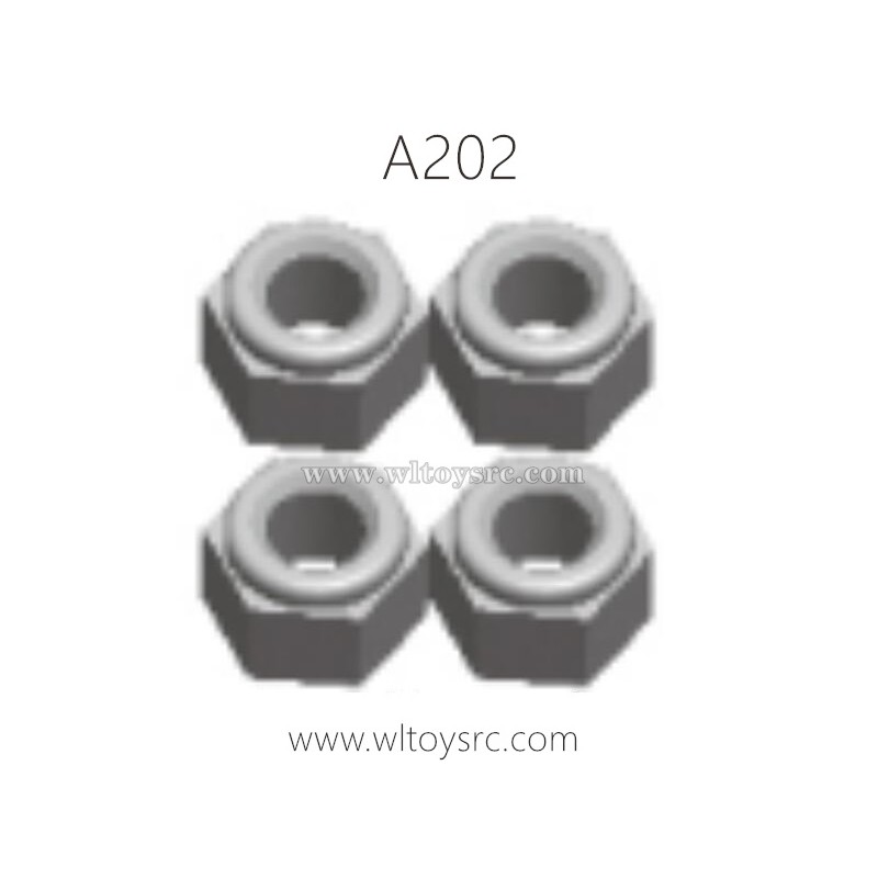 WLTOYS A202 1/24 RC Car Parts-M4 Locknut A929-94