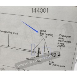 WLTOYS 144001 Ball Bearing For Differential Gear