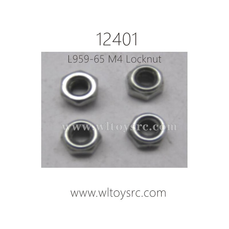 WLTOYS 12401 Parts M4 Locknut 0019