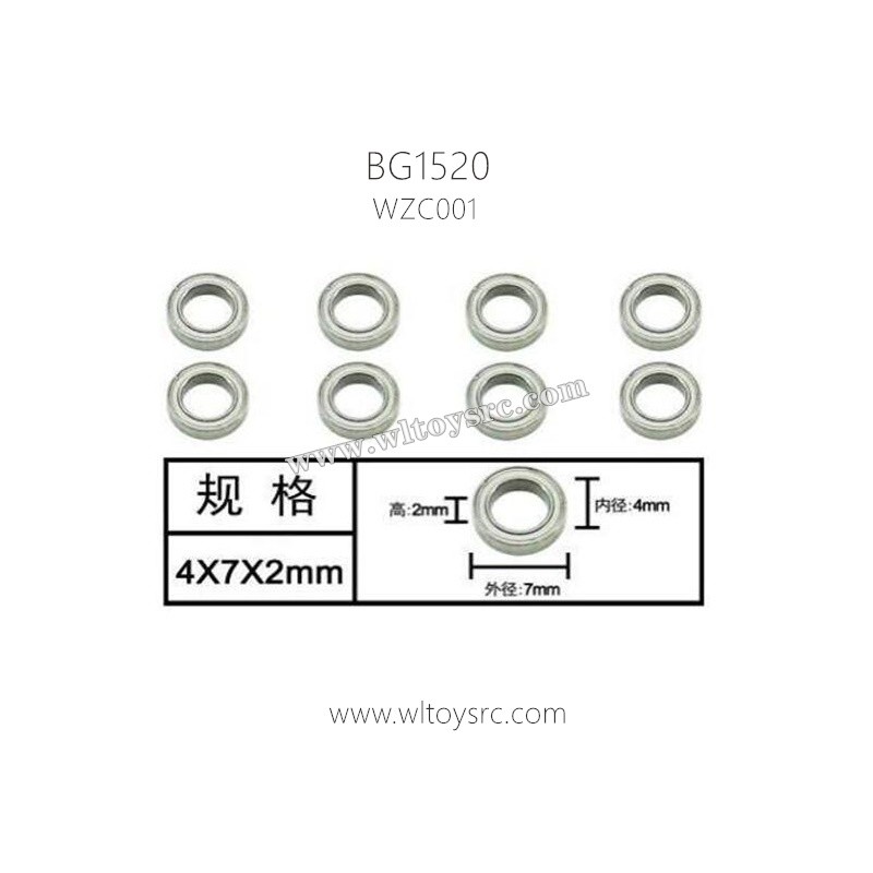 SUBOTECH BG1520 Climbing Car Parts Ball Bearing WZC001