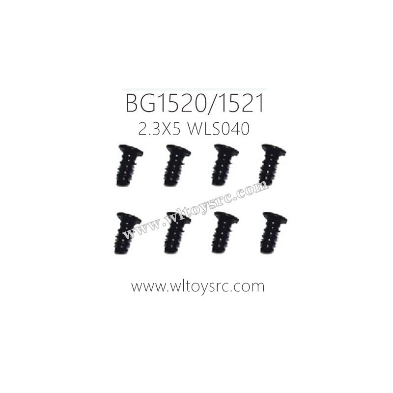 SUBOTECH BG1520 BG1521 RC Car Parts Flat Screw WLS040