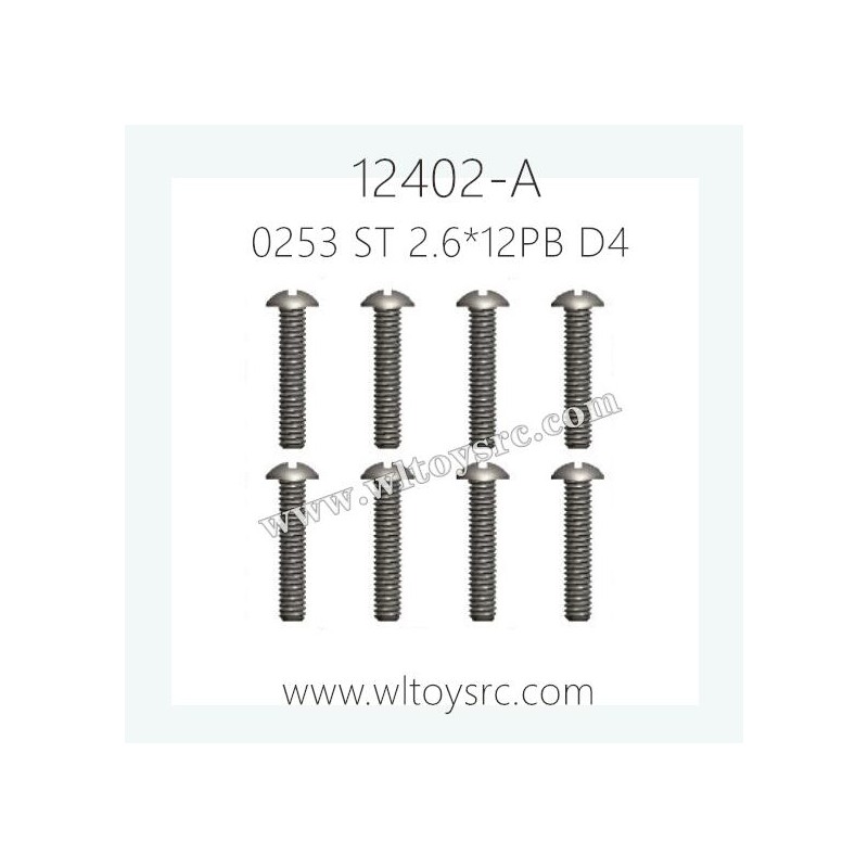 WLTOYS 12402-A Parts, 0253 Screws