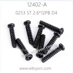 WLTOYS 12402-A Parts, 0253 Round Head Screws