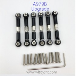 WLTOYS A979B 1/18 RC Car Upgrade Parts, Connect Rods Black
