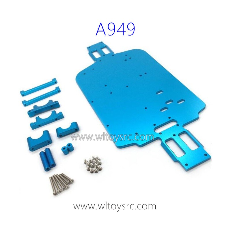 WLTOYS A949 Car Upgrade Parts, Bottom Board Blue