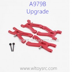 WLTOYS A979B Upgrade Parts, Metal Front and Rear Swing Arm Red