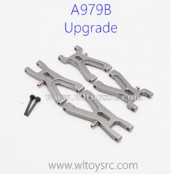 WLTOYS A979B Upgrade Parts, Metal Front and Rear Swing Arm Silver