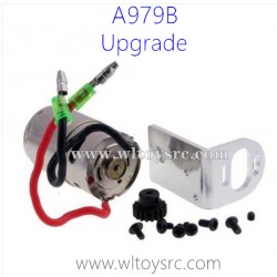 WLTOYS A979B Upgrade Parts, 540 Motor and Motor Holder Silver