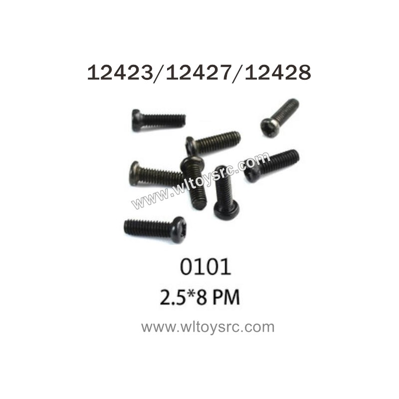 WLTOYS 12423 12427 12428 Parts 0101 Screws