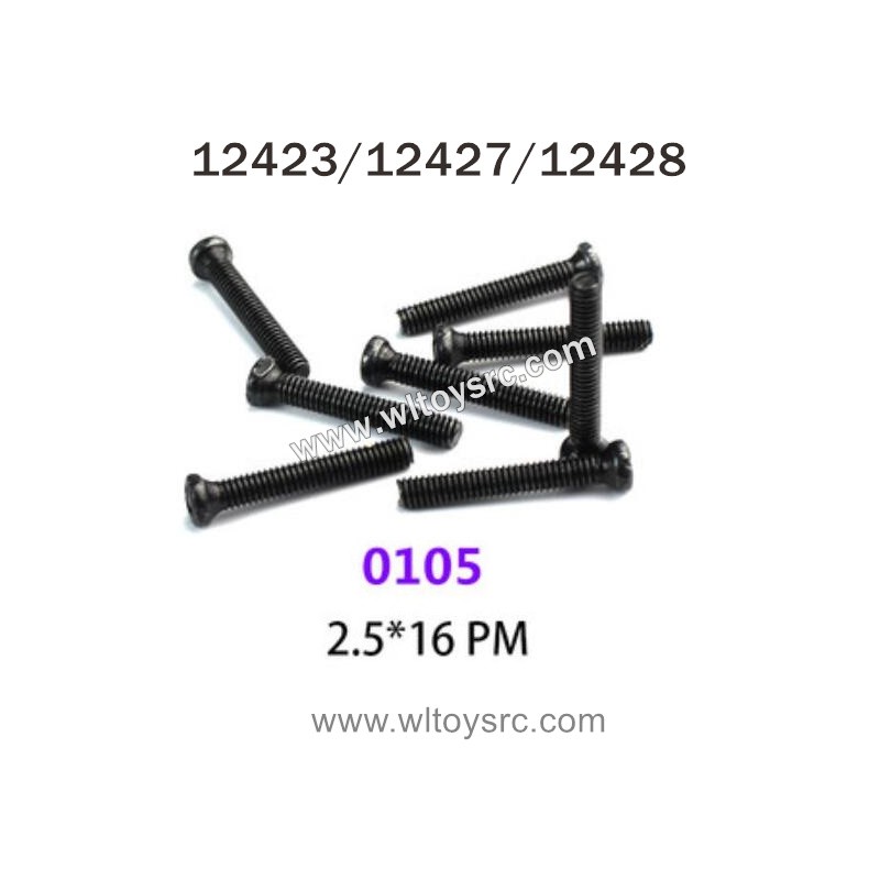 WLTOYS 12423 12427 12428 Parts 0105 Screws