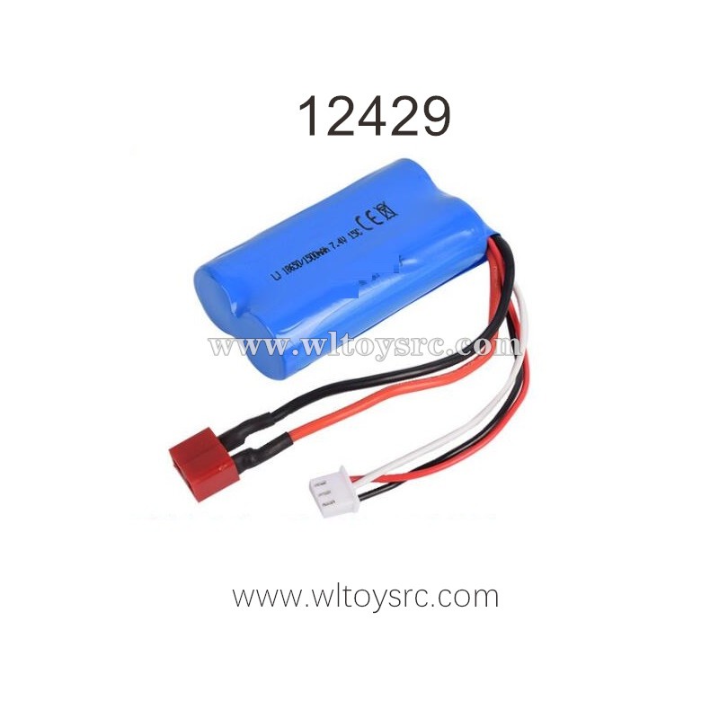 WLTOYS 12429 RC Car Parts, Lipo Battery 7.4V