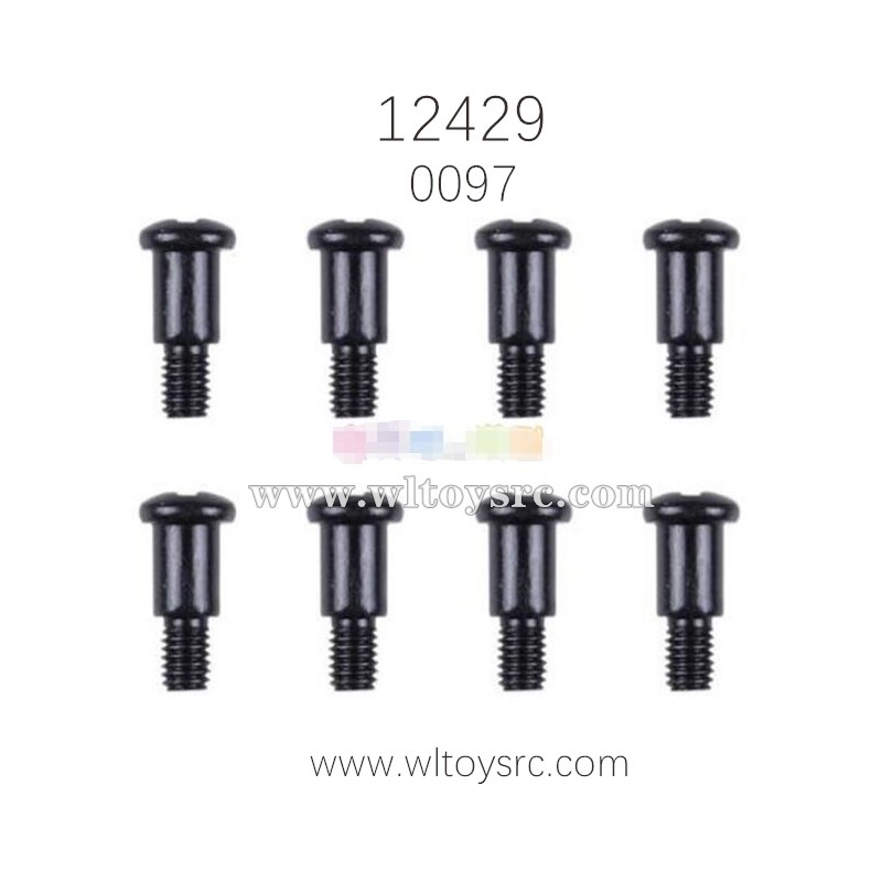 WLTOYS 12429 RC Car Parts, 0097 Cross step screw