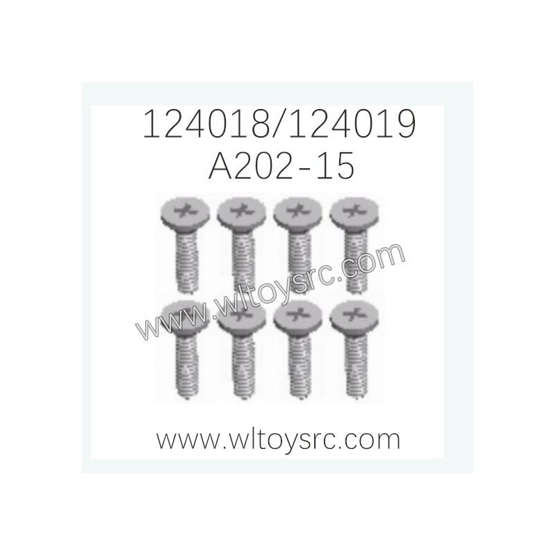 WLTOYS 124018 124019 Parts A202-15 Cross flat head screw