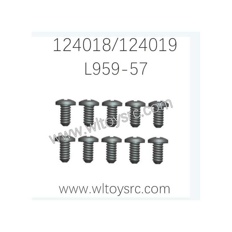 WLTOYS 124018 124019 Parts L959-57 Round head tapping screw