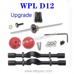 WPL D12 Upgrades Parts, Rear Axle Assembly with Differential