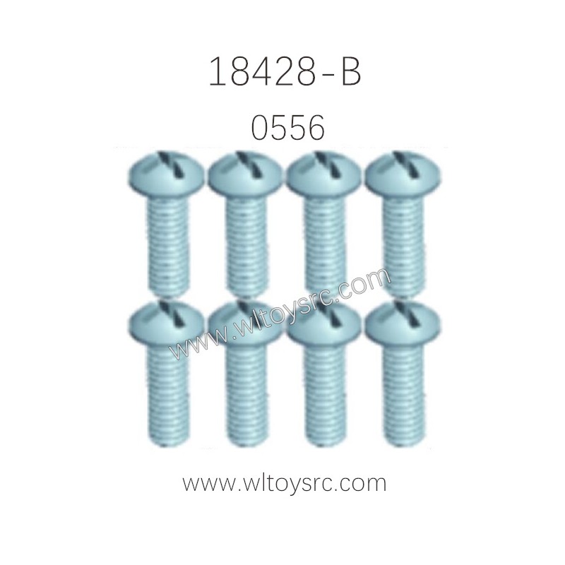 WLTOYS 18428-B Parts, 0556 ST2.3X8PB Screws