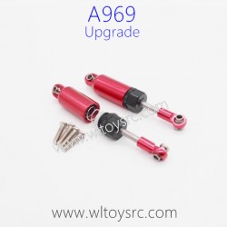 WLTOYS A969 Upgrade Parts, Front and Rear Shock Red