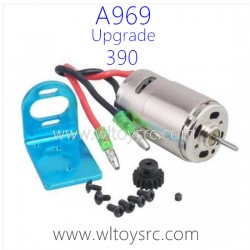 WLTOYS A969 Racing Upgrade Parts, 390 Motor Blue