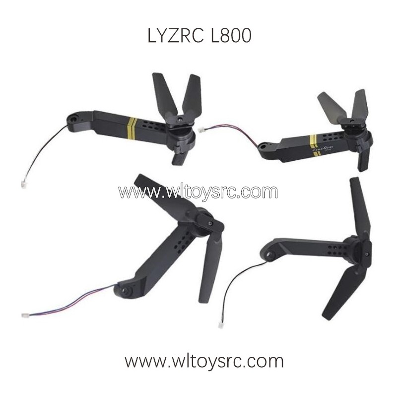 LYZRC L800 4K RC Drone Parts, Motor set with Propellers, Li Ye Zhan Toys