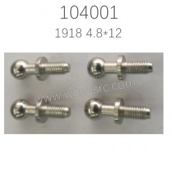 1918 Ball Head Screw Parts For WLTOYS 104001 RC Car