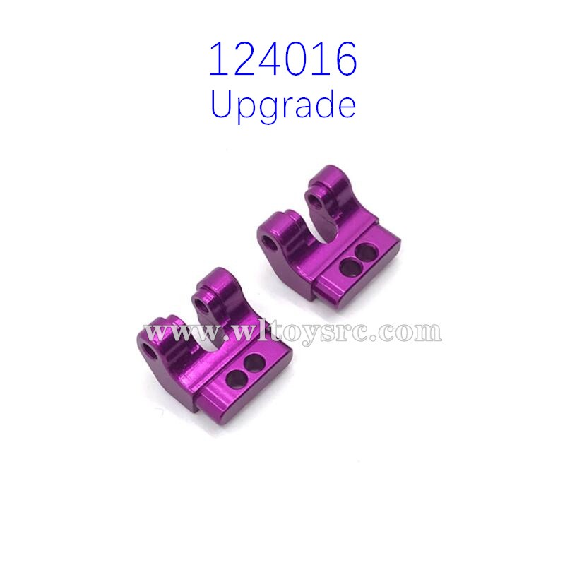 WLTOYS 124016 Upgrade Metal Parts Fixing Seat for Rear Shock Purple