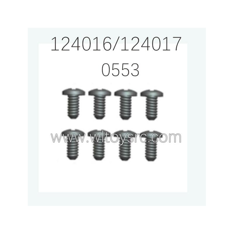 WLTOYS 124016 124017 Parts 0553 ST2X6PB Screws