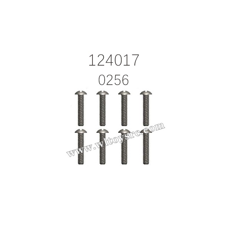 WLTOYS 124016 124017 Parts 0256 Screw 3X12PM