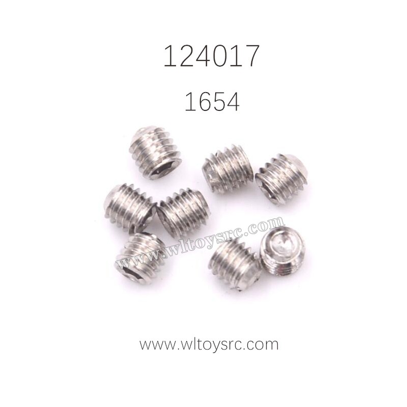WLTOYS 124017 Parts 3x3 Hexagon Socket Screw 1654