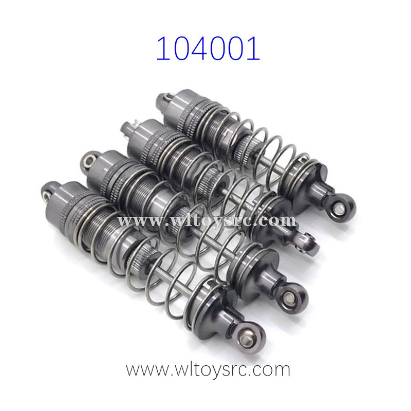 WLTOYS 104001 Upgrade Shock Absorbers Titanium