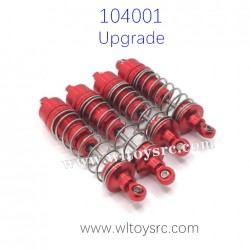 WLTOYS 104001 Upgrade Shock Absorbers Red