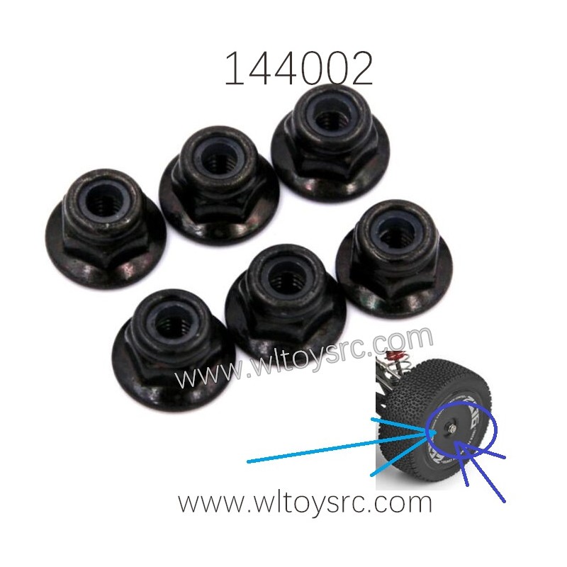 WLTOYS 144002 Parts 1452 M3 Flange Nut