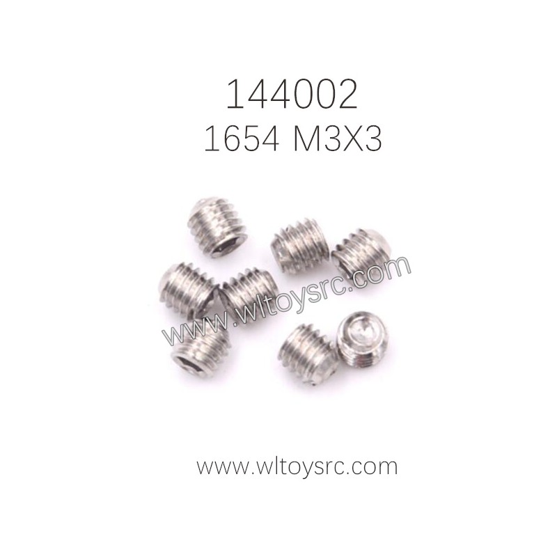 WLTOYS 144002 Parts 1654 M3X3 Screw for motor