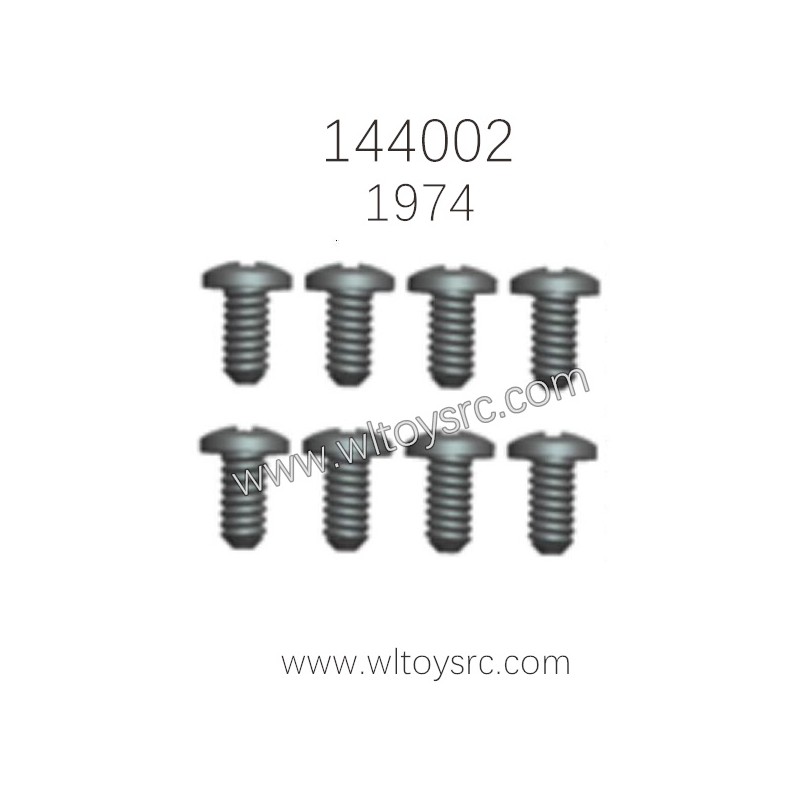 WLTOYS 144002 Parts 1974 Screw 2.3x4pwB8