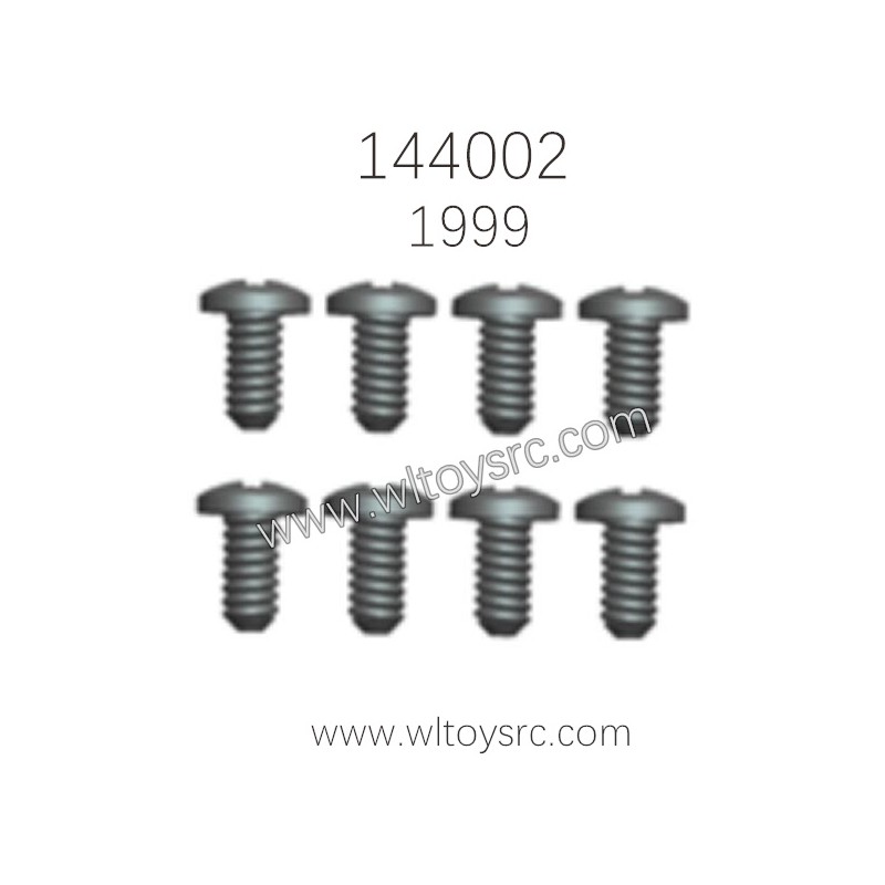 WLTOYS 144002 1/14 RC Car Parts 1999 Screw 2.3X4PWB8