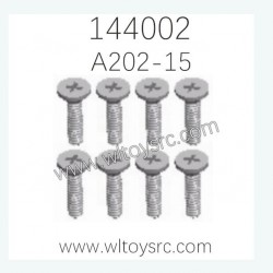 WLTOYS 144002 1/14 RC Car Parts A202-15 Cross flat head Screw 2X8KB