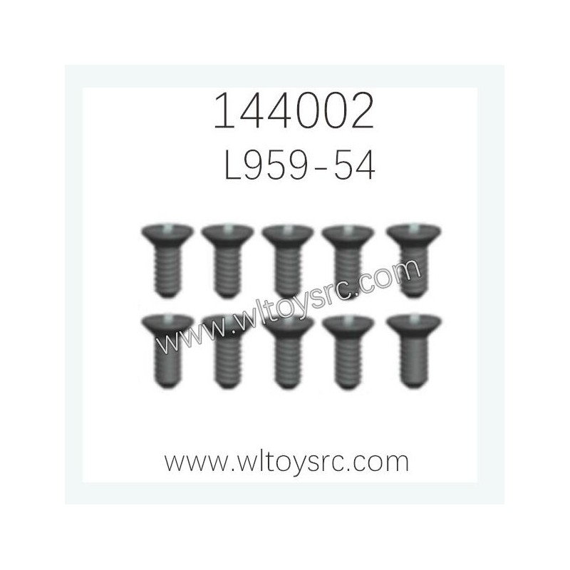 WLTOYS 144002 Parts L959-54 Countersunk head tapping Screw