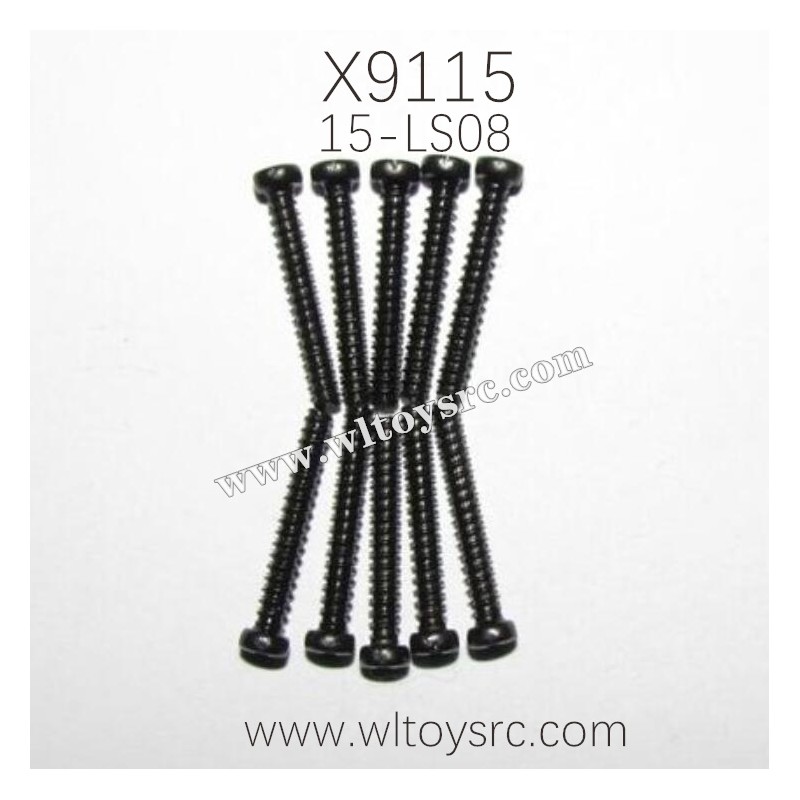 XINLEHONG Toys X9115 Parts Round Headed Screw 15-LS08 2.3X16PBHO