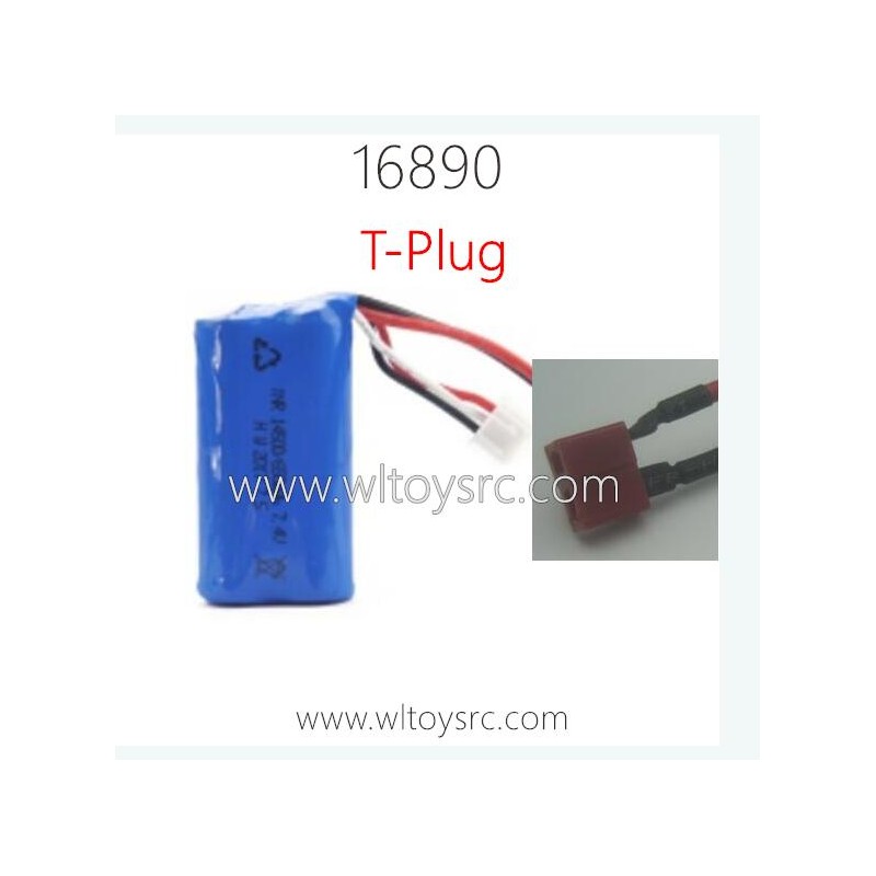 HBX 16890 Parts Upgrade 18500 7.4V 1300mAh Li-Ion Battery