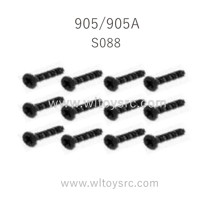 HBX 905 905A Parts Countersunk Self Tapping S088