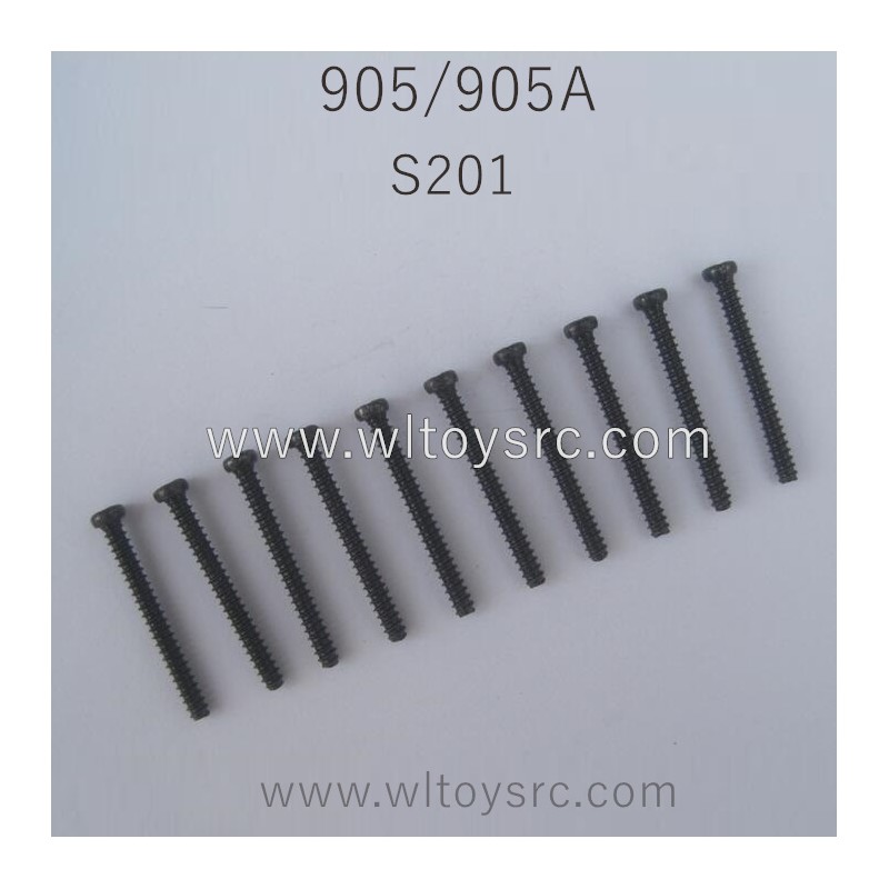 HBX 905 905A Parts Round Head Self Tapping Screw S201