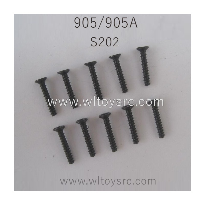 HBX 905 905A Parts Countersunk Self Tapping Screw S202