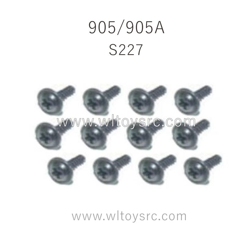 HBX 905 905A Parts Flange Head Self Tapping Screws S227