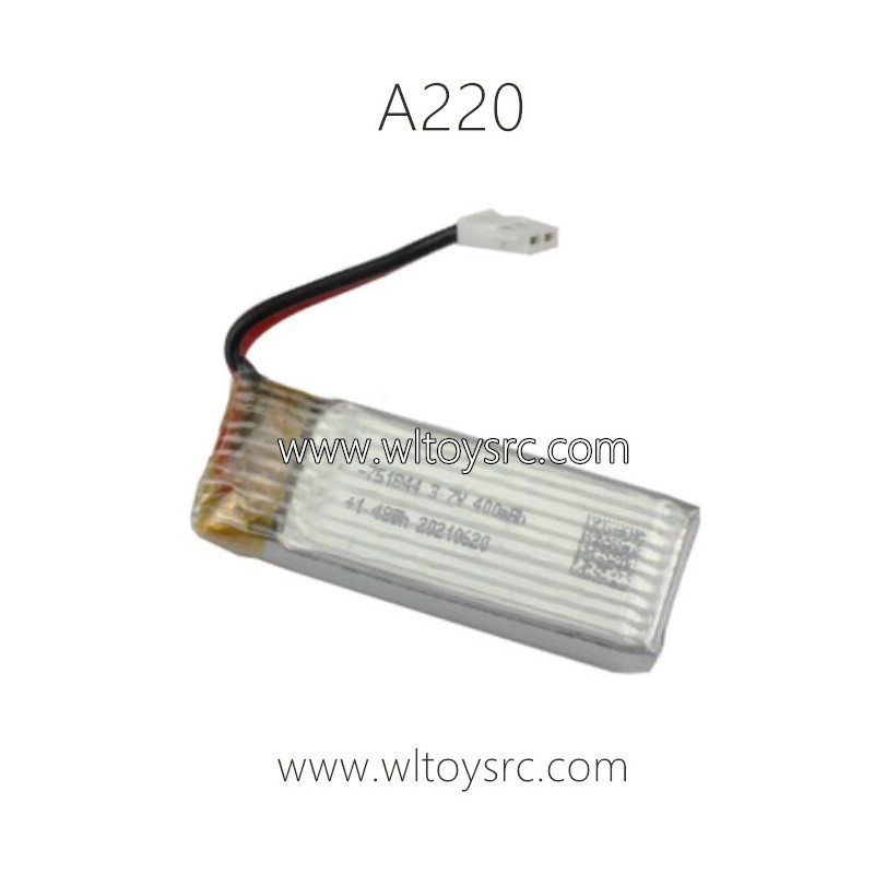 WLTOYS A220 P40 Fighter Plane Parts A290-0011 3.7V 400mAh Battery