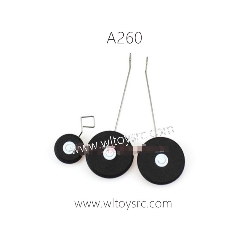 WLTOYS A260 2.4Ghz 4CH Plane Parts Landing Gear