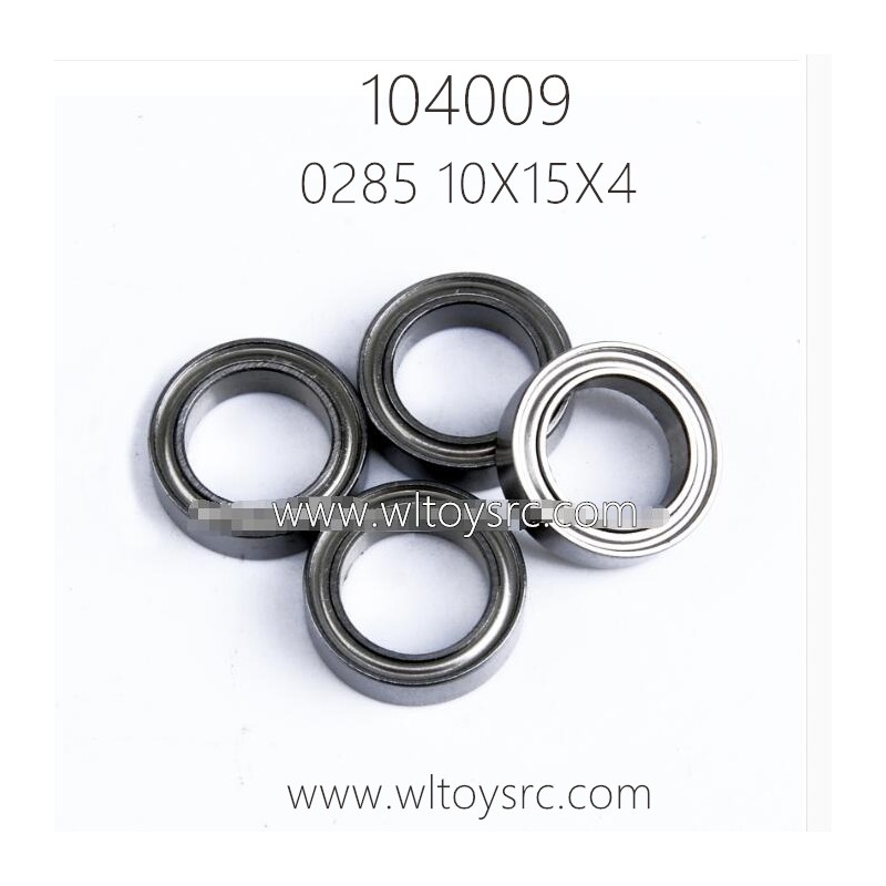 WLTOYS 104009 Parts 0285 Rolling Bearing 10x15x4