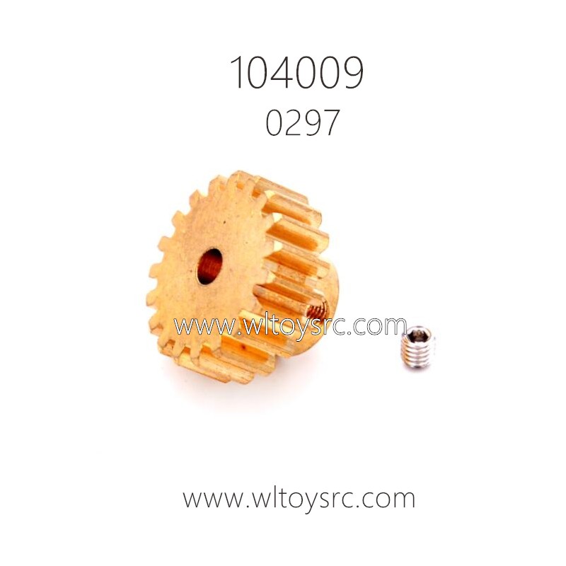 WLTOYS 104009 Parts 0297 19T Motor Gear