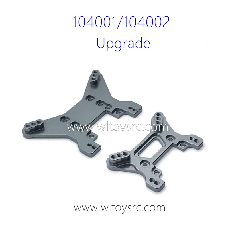 WLTOYS 104001 104002 Upgrade Parts Front and Rear Shock Tower Titianium