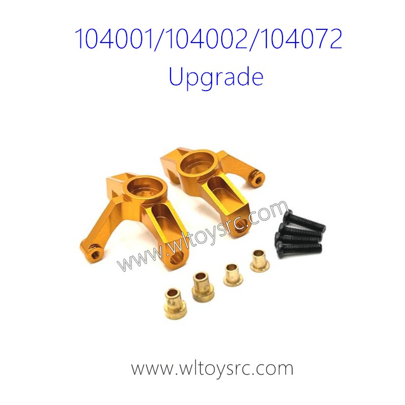 WLTOYS 104001 104002 104072 Upgrades Parts Front Steering Cups Metal Gold