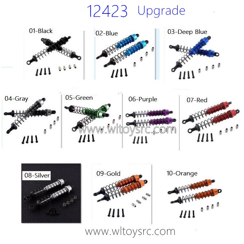 WLTOYS 12423 Upgrade Parts Rear Shock Absorber