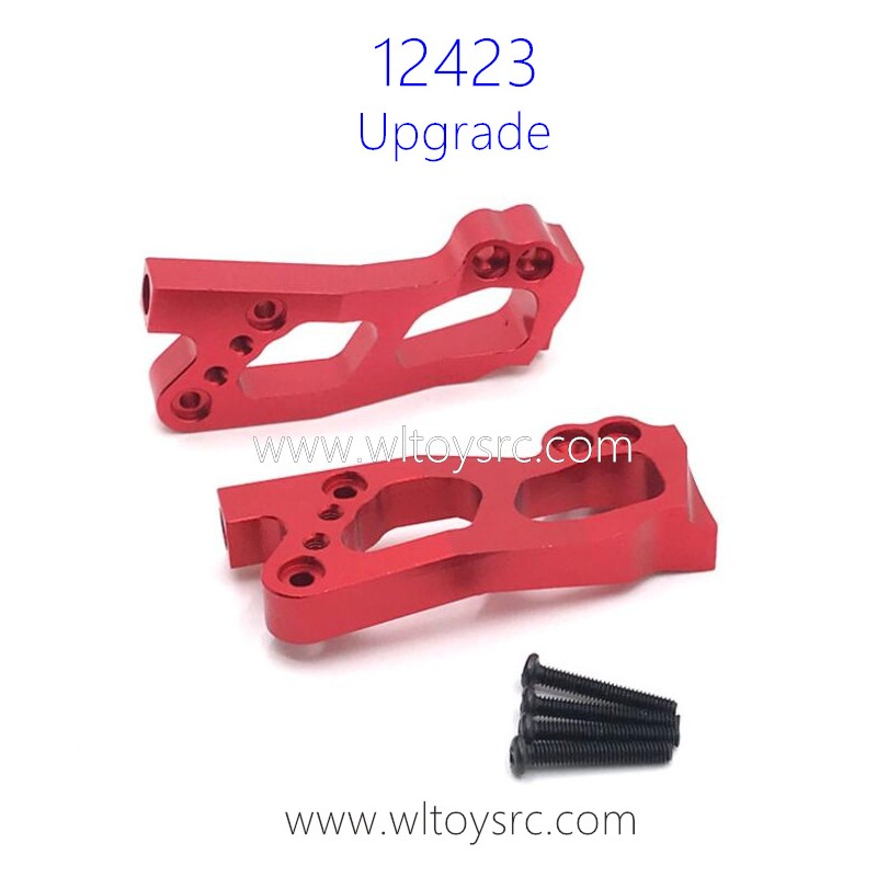 WLTOYS 12423 1/12 RC Car Upgrades Rear Shock Swing Arm Red